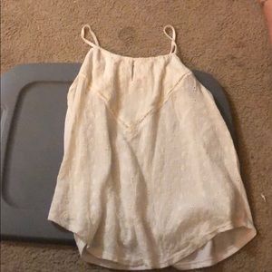 Cute cream tank top